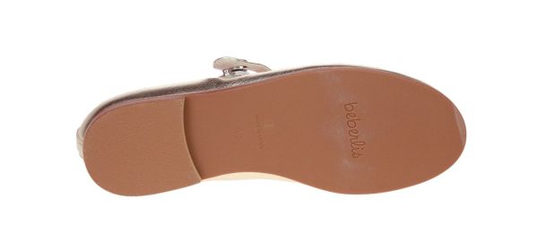 Beberlis Ballerina Met Gesp Goud  (23675) - MerkenOutlet