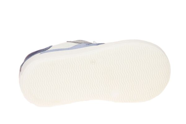 Beberlis Offwhite-Blauw Eerste Stapper  (23831-A) - MerkenOutlet