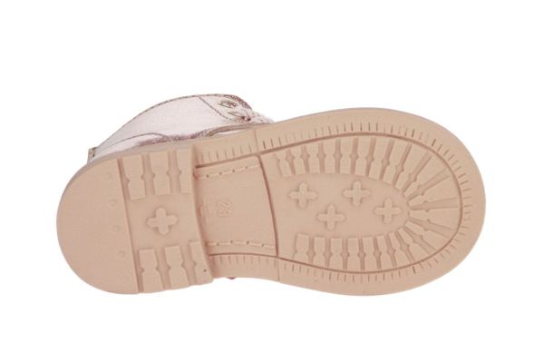 Beberlis Roze Veterboot Glitter  (24208-A) - MerkenOutlet