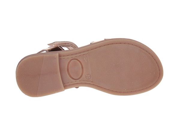 Beberlis Roze Metallic Sandaal  (24461-C) - MerkenOutlet