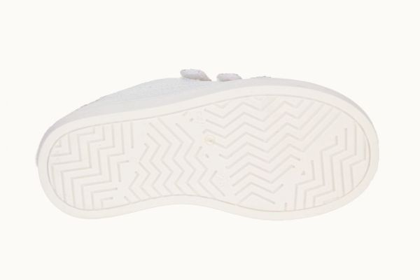 Beberlis Wit-Roze Velcroschoen  (24497-A) - MerkenOutlet