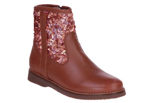 Beberlis Korte Laars Camel Glitter  (24733-A) - MerkenOutlet