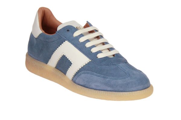 Belang Sneaker Blauw-Offwhite  (08401 velour aviator) - MerkenOutlet