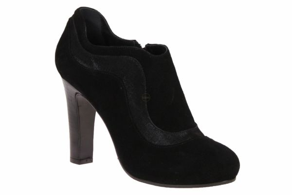 Benoite C Zwarte Enkellaars  (23814) - MerkenOutlet