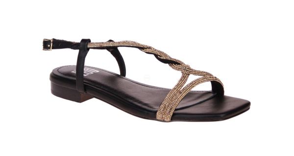 Bibi Lou Brons-Zwarte Sandaal  (861Z00HG-V23-COBRE) - MerkenOutlet