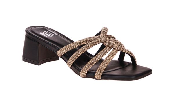 Bibi Lou Brons-Zwarte Slipper  (864Z00HG-V23-COBRE) - MerkenOutlet