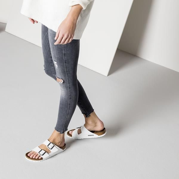 Birkenstock Arizona Narrow BF White  (552683) - MerkenOutlet