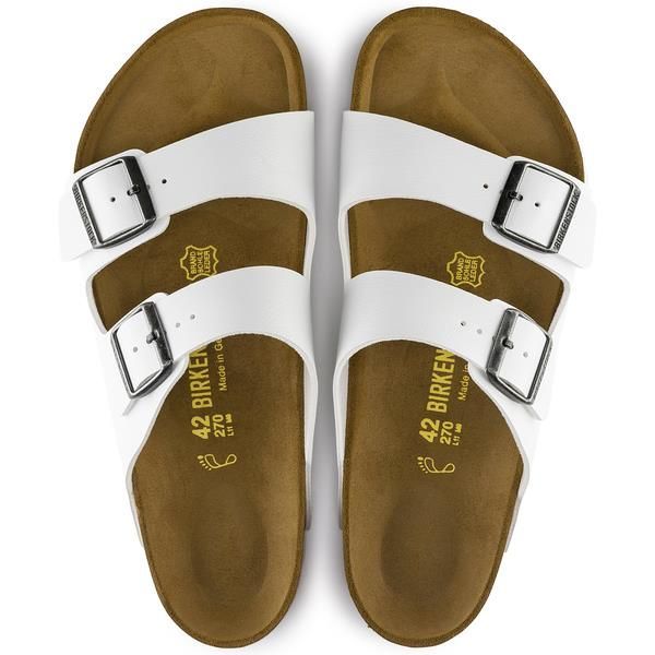 Birkenstock Arizona Narrow BF White  (552683) - MerkenOutlet