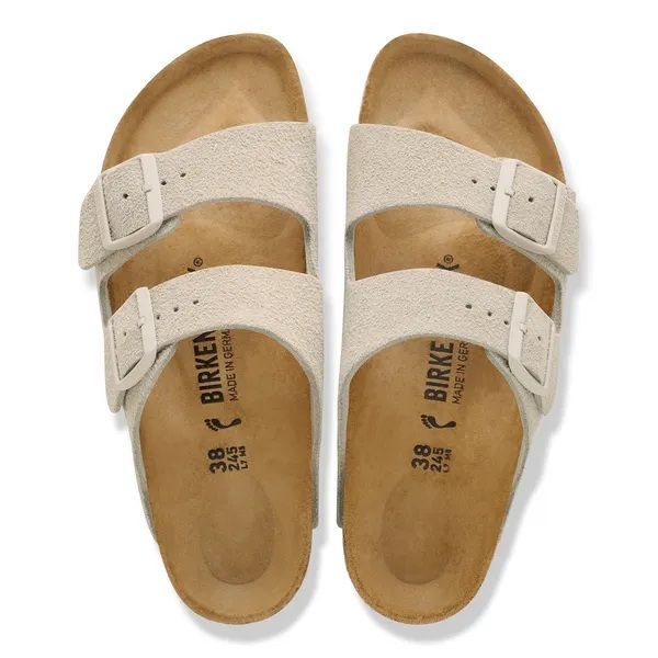 Birkenstock Arizona Suede Leather Oyster  (1031645) - MerkenOutlet