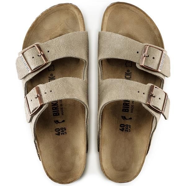 Birkenstock Arizona Suede Leather Taupe  (51463) - MerkenOutlet