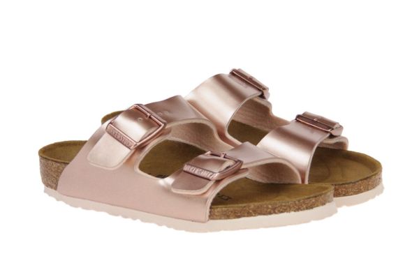Birkenstock Kids Arizona Narrow Electric Metallic Copper  (1012478) - MerkenOutlet