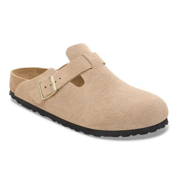 Birkenstock Boston Suede Sandcastle  (1030883) - MerkenOutlet