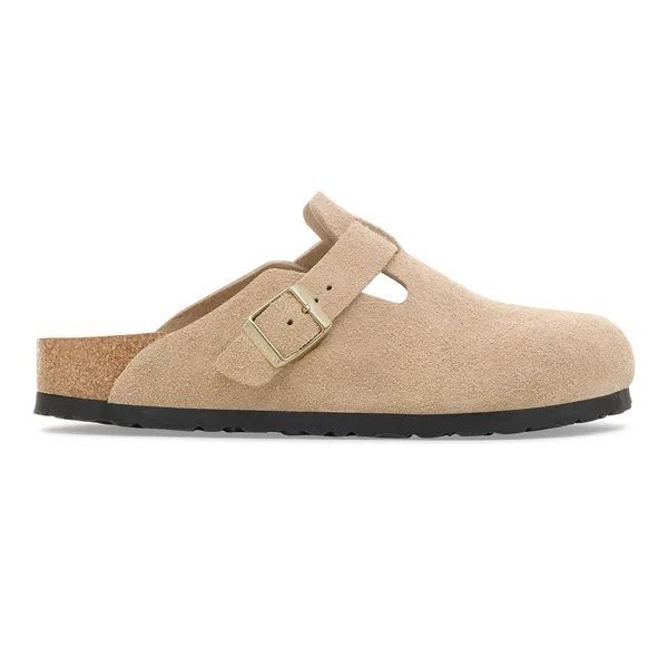 Birkenstock Boston Suede Sandcastle  (1030883) - MerkenOutlet