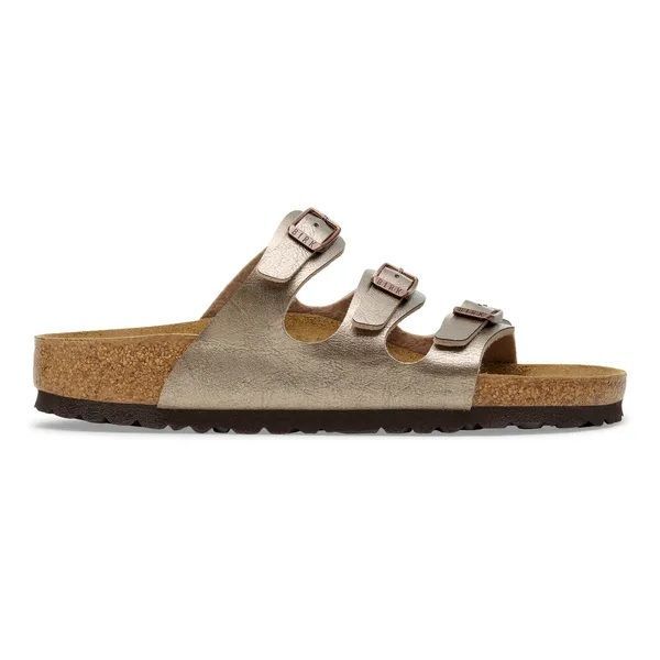 Birkenstock Florida Narrow Birko-Flor Graceful Taupe  (1030352) - MerkenOutlet