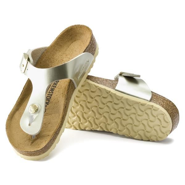 Birkenstock Kids Gizeh Narrow BF Electric Metallic Gold  (1015593) - MerkenOutlet