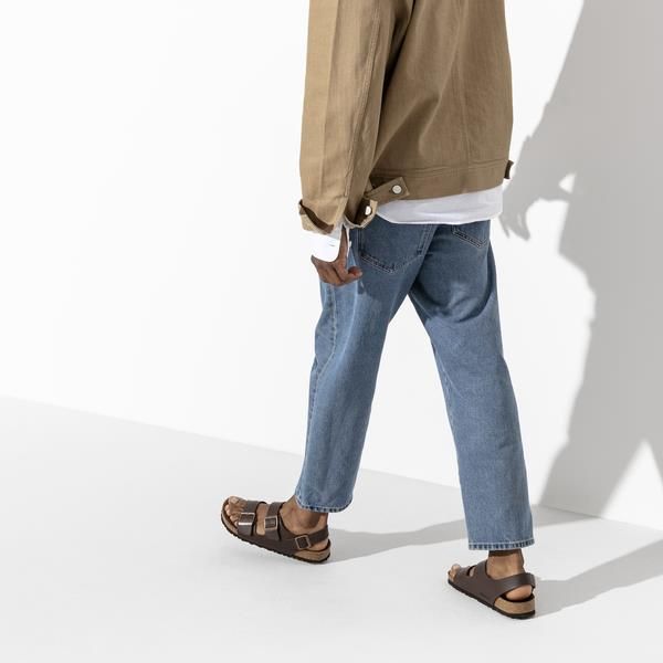 Birkenstock Milano Narrow Birko-Flor Dark Brown  (34703) - MerkenOutlet