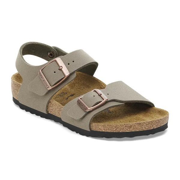 Birkenstock New York Kids Birko-Flor Stone  (1029747) - MerkenOutlet