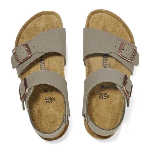 Birkenstock New York Kids Birko-Flor Stone  (1029747) - MerkenOutlet