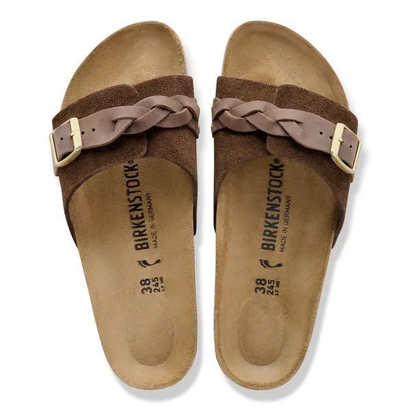 Birkenstock Oita Braided Suede Leather Carafe  (1031734) - MerkenOutlet