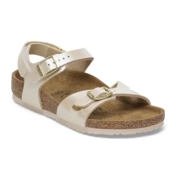 Birkenstock Rio AS Kids Birko-Flor Graceful Pearl White  (1029570) - MerkenOutlet