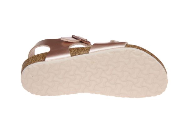 Birkenstock Kids Rio Narrow Metallic Brons Sandaal  (1012520) - MerkenOutlet