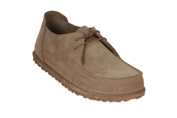 Birkenstock Regular Utti Lace Suede Leather Gray Taupe  (1027274) - MerkenOutlet