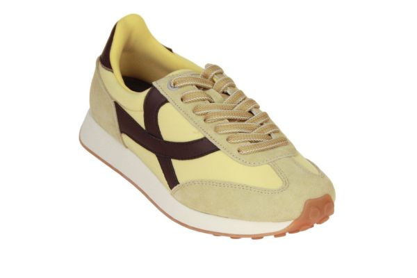 Boax Studio Homerun Sneaker Geel-Camel  (HOMERUN-1031) - MerkenOutlet