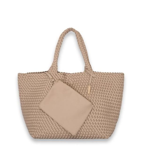 Bulaggi Neopreen Woven Shopper S Taupe  (95000-26) - MerkenOutlet