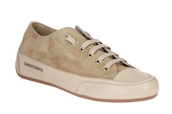 Candice Cooper Rock Suede Camel Sneaker  (2016540-0E05) - MerkenOutlet
