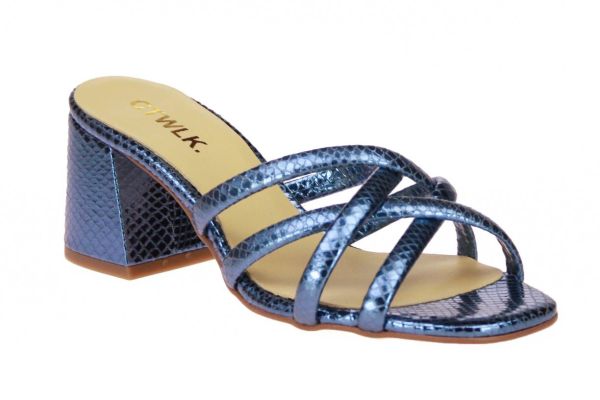 Catwalk Tero Blauw Metallic Slipper  (TERO-36) - MerkenOutlet