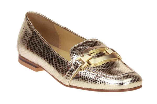 Catwalk Tessa Goud Metallic Moccasin  (TESSA-41) - MerkenOutlet
