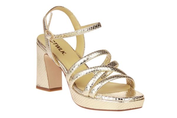 Catwalk Toelle Goud Metallic Sandaal  (TOELLE-41) - MerkenOutlet