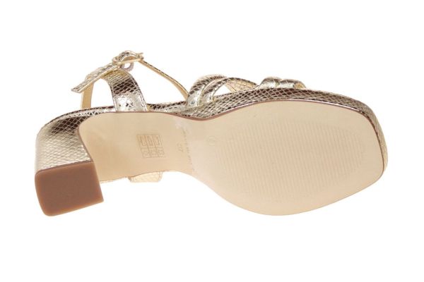Catwalk Toelle Goud Metallic Sandaal  (TOELLE-41) - MerkenOutlet