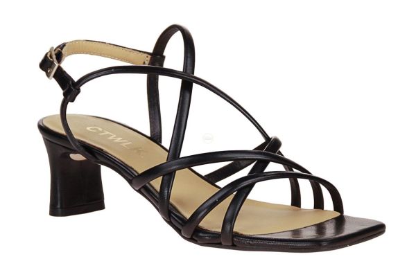 CTWLK. Atlanta Zwarte Sandaal  (ATLANTA/93) - MerkenOutlet