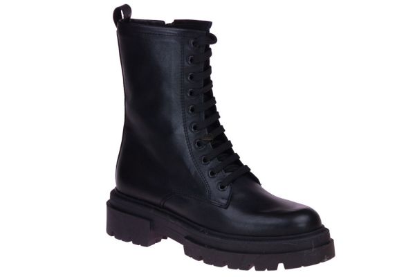 Debutto Donna Zwarte Veterboot  (XS16) - MerkenOutlet