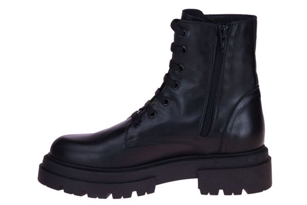 Debutto Donna Zwarte Veterboot  (S02-NERO) - MerkenOutlet