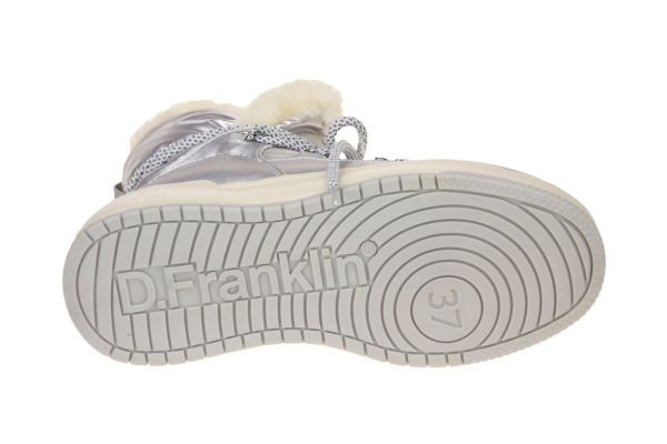 D. Franklin Sneakers Boomb Court Med Silver  (369001-SILVER) - MerkenOutlet