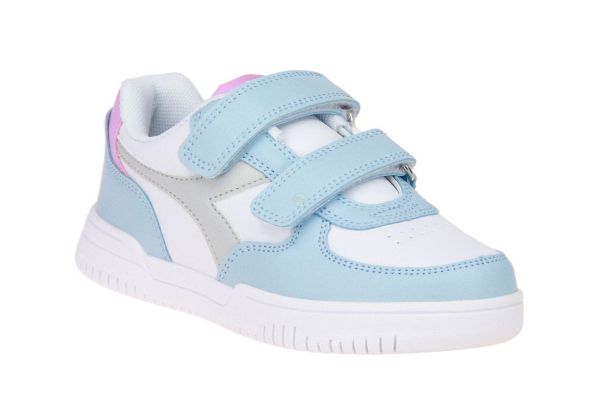 Diadora Raptor Low PS Wit-Licht Blauw  (101.177721-D0829) - MerkenOutlet