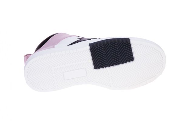 Dianetti Wit-Roze/Zwarte Sneaker  (I1466) - MerkenOutlet