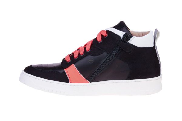 Dianetti Zwart-Oranje Sneaker  (I1466) - MerkenOutlet