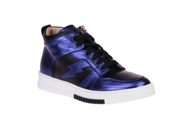 Dianetti Paars-Zwarte Sneaker  (I1466) - MerkenOutlet