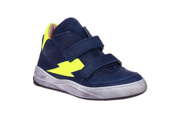 Dianetti Blauw-Gele Velcroschoen  (I9994) - MerkenOutlet