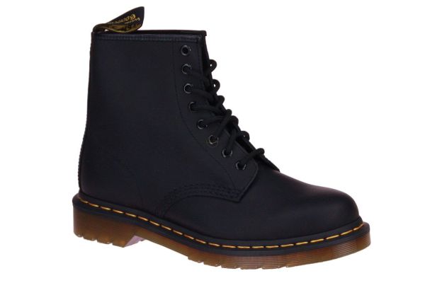 Dr. Martens Zwarte Boot Greasy  (1460-greasy) - MerkenOutlet