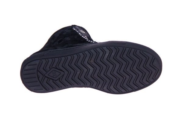 EB Zwart Hoge Sneaker  (1924V2) - MerkenOutlet