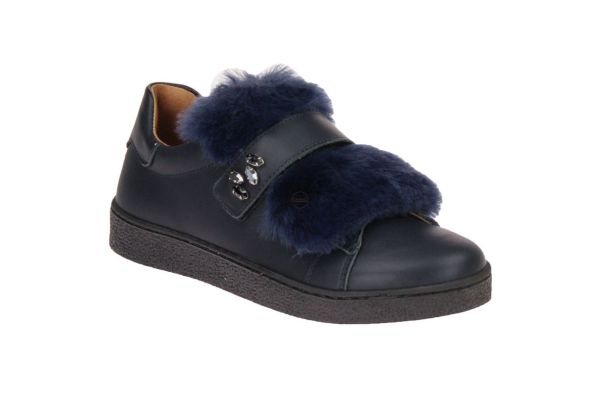 EB Blauwe Sneaker Pels  (B1575) - MerkenOutlet