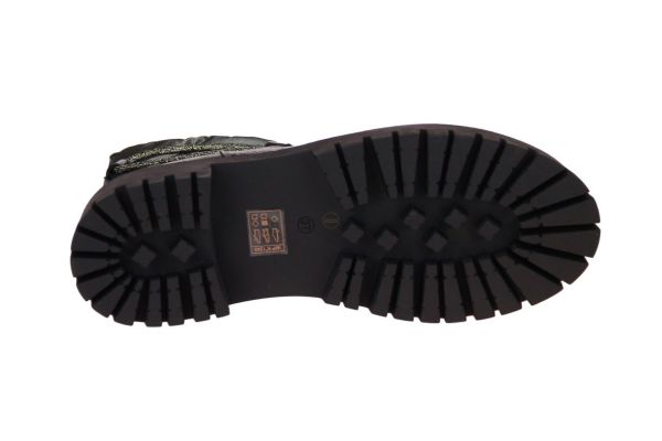 Emilie Karston Adoline Groen Metallic Enkellaars  (ADOLINE-FORET) - MerkenOutlet