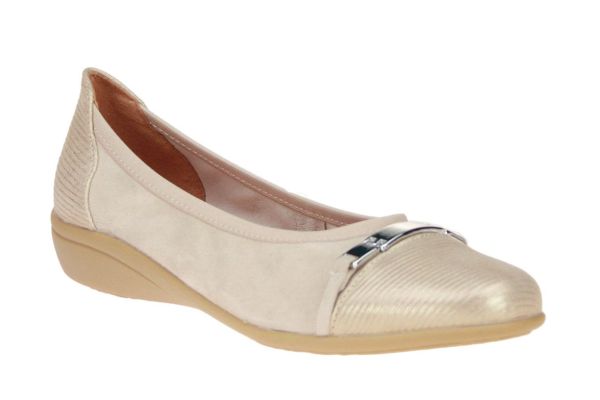 Emilie Karston Clams Ballerina Beige  (CLAMS-BEIGE) - MerkenOutlet