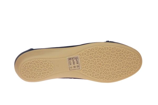 Emilie Karston Clams Ballerina Blauw  (CLAMS-MARINE) - MerkenOutlet