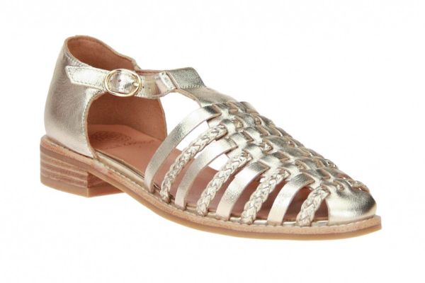 Emilie Karston Jimmy Sandaal Goud  (JIMMMY-PLATINE) - MerkenOutlet