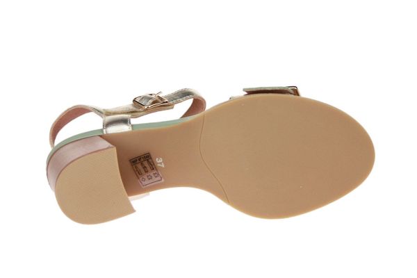 Emilie Karston Lison Sandaal Goud  (LISON-PLATINE) - MerkenOutlet